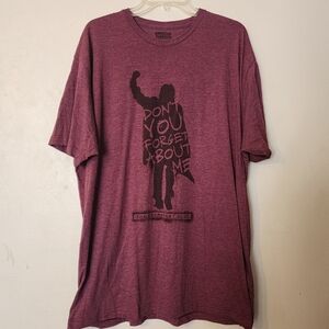 American Classics The Breakfast Club Never Forget Men's T Shirt Plus Size 2XL